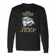 [154] Welder With A Jeep Tshirt Long Sleeve T-Shirt